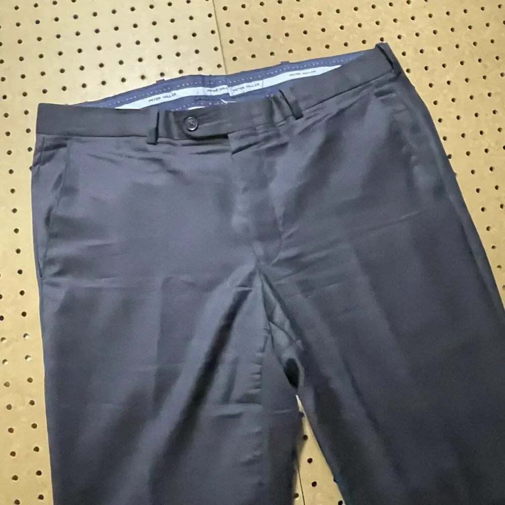 Peter Millar Suit Mens 40 S Navy 2pc Wool Blazer Pants 37x30 Modern Canada MINT